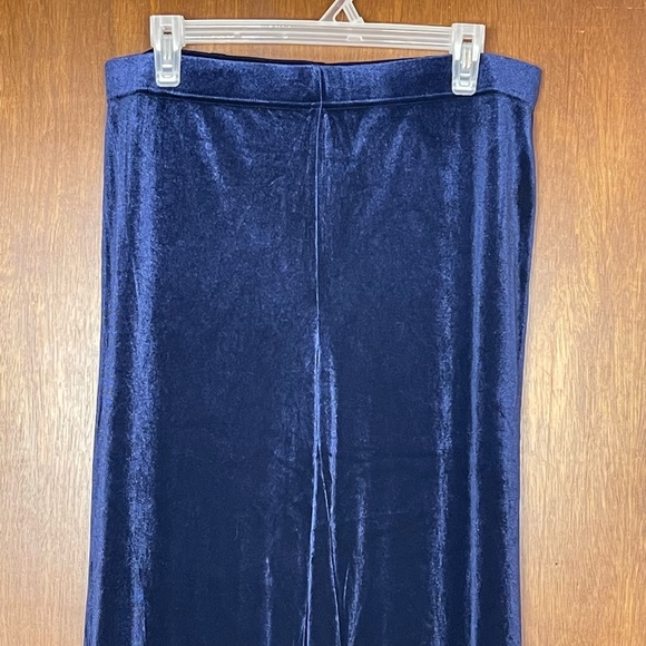 NWT ModCloth Woman’s Velvet Blue Casual Stretch Pants - Picture 4 of 7